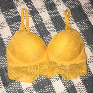 Victoria’s Secret Pink padded lace bralette